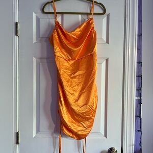 Wild Fable orange slip dress